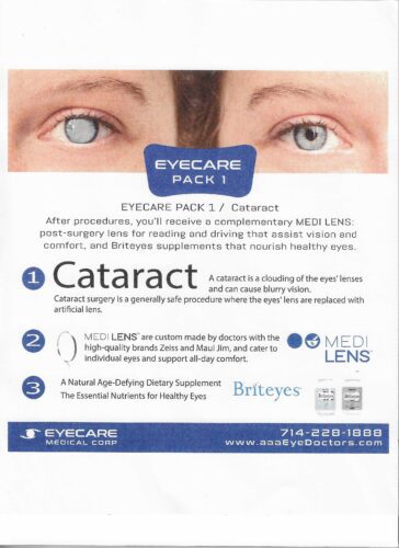 Cataract treatment